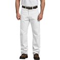 thumbnail image 2 of Dickies Mens Relaxed Fit Painters Utility Pants, 31W x 32L, White, 2 of 4