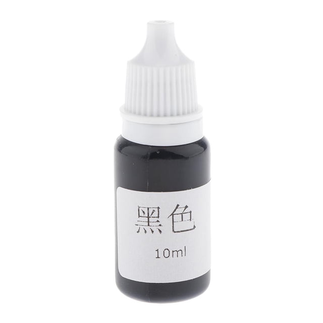 Rongfmy 10 ml Colorants Pigments Bricolage 10 ml Noir
