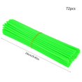 thumbnail image 3 of Ensemble de Décoration de Rayons de Roue Verts 72 Pcs Manchon de Décoration de Rayons de Roue Bicyclette Motocyclette Ensemble de Rayons Colorés, 3 of 6