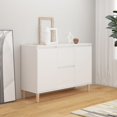 thumbnail image 1 of vidaXL Sideboard White 101x35x70 cm Engineered Wood, 1 of 4