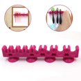 thumbnail image 1 of 15 Holes Toothbrush Towel Makeup Brush Holder Organizer Air Drying Storage Rack, 1 of 9