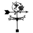 thumbnail image 1 of Indicateur de Direction du Vent en Métal pour Jardin Extérieur Décoration de Patio, 1 of 6