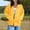 X-Yellow, variant on Puawkoer Women Plus Size Zipper Hoodies for Women Women's Sweatshirt Fashion Solid Hooded Sweatshirt Sweat Womens Shirt Hoodie for Woman Short Sleeve Loose Blouse Long Hoodie for Women