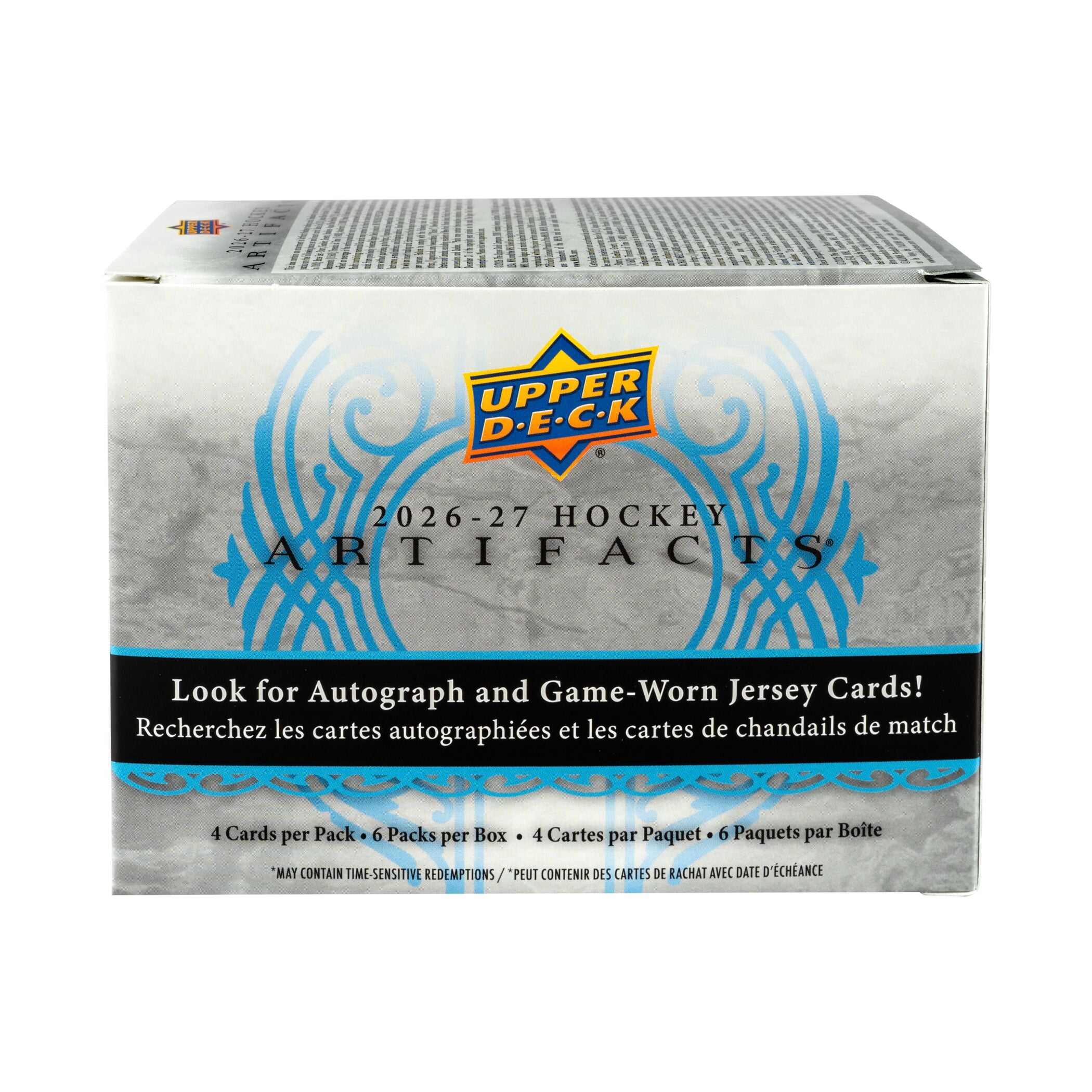 2026-27 Upper Deck hockey artifacts trading cards value box