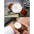 thumbnail image 3 of Heliisoer Men Trendy Ultra Thin Minimalist Watch Stainless Steel Quartz, 3 of 3