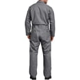 thumbnail image 2 of Dickies Mens Deluxe Blended Coveralls, XL Short, Gray, 2 of 8