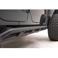 thumbnail image 1 of Fits 2018-2023 Jeep Wrangler JL Fab Fours Rocker Panel Guard JL18-G1750-1 Rock Slider; Tubular; Powder Coated; Black; 3/16 Inch Plate Steel, 1 of 5