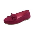 thumbnail image 2 of Gspmoly Ballerines pour Femmes, Sandales Décontractées Mode pour Femmes à Bout Rond Confortables Sandales Décontractées Chaussures Femmes Ballerines Chaussures Habillées Rose Vif 38, 2 of 9