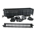 thumbnail image 1 of HILABEE 1:75 Train Accessories Model Ornament Home Decor Children Miniature Carriage Black Open Wagon, 1 of 9