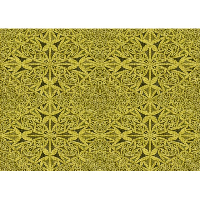 Ahgly Company Machine Washable Indoor Rectangle Transitional Olive Green Area Rugs, 8' x 10'