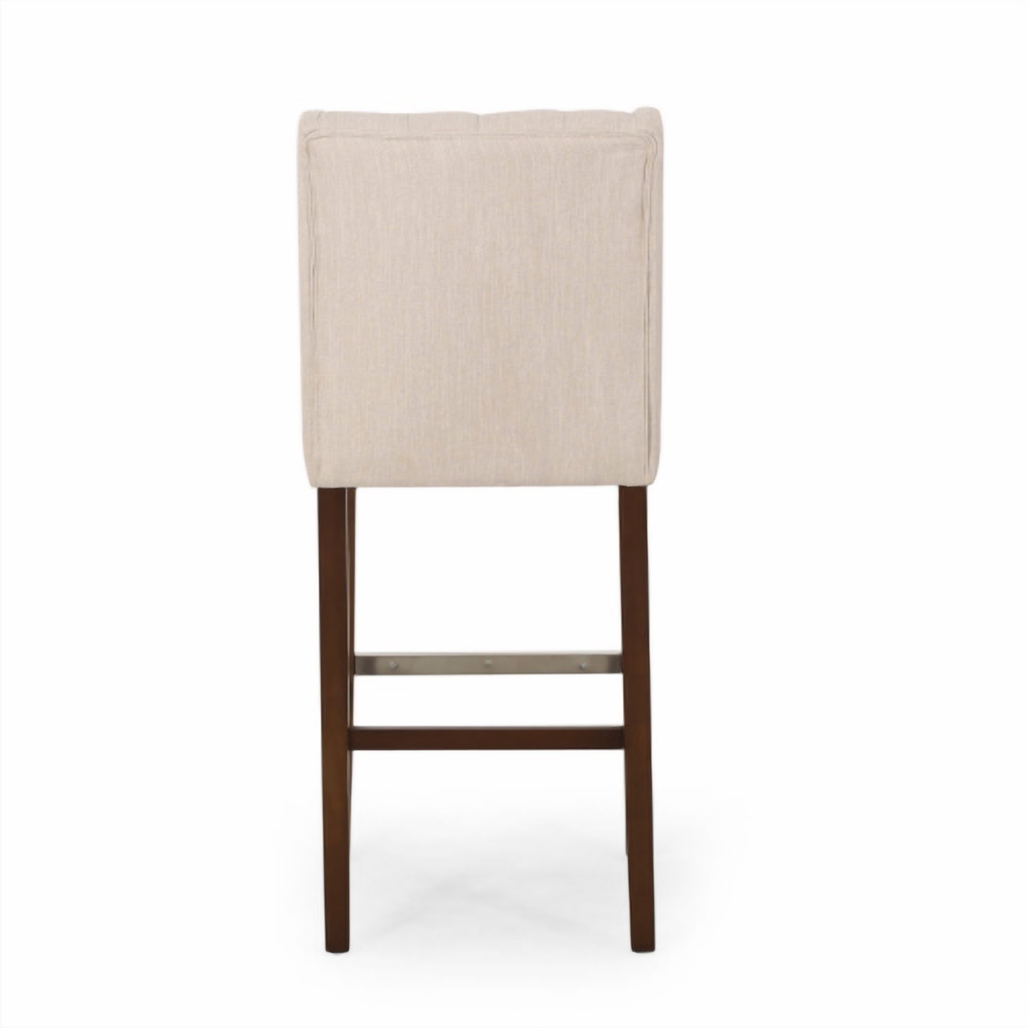Noble House 30" Height Counter Stool Set of 2 High Density Fabric Seat