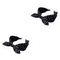 thumbnail image 4 of Baohd Style With Sweat Absorbent Women Accessories Lightweight And Durable Hair Bands Black 2Set, 4 of 6