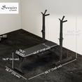 thumbnail image 3 of Soozier Adjustable Weight Bench Foldable with Barbell Rack and Dip Station, 3 of 10