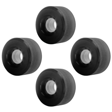 Cruiser Wheels, Longboard Wheels Frosting 4pcs Quiet 80A  for Longboard Cruiser Wheels Replacement Black,Orange,Yellow,Pink,Blue