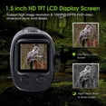 thumbnail image 4 of LOVEVER Lunettes de Vision Nocturne 1080p Monoculaire de Vision Nocturne Numérique pour Voyage dans l'Obscurité Monoculaires Infrarouges Enregistrer Photos et Vidéos Monoculaire d'Image Thermique pour Chasse Camping Voyage, 4 of 5