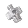 thumbnail image 4 of 1/4in And 3/8in Camera Screw Adapter Mount, Aluminum Alloy Clear Camera Screw Adapter  For Ball Head Silver, 4 of 8