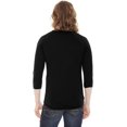 thumbnail image 3 of American Apparel T-shirt à Manches Trois-Quarts Raglan 50/50, Noir, 3 of 3