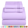 thumbnail image 1 of Nestl Queen Sheet Set, 1800 Series Microfiber Deep Pocket 4 Piece Bed Sheet Set, 1 of 7