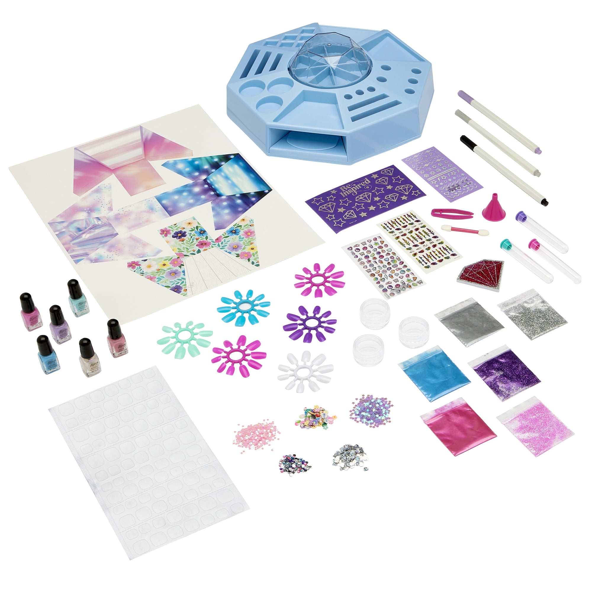 Be Inspired All in One Nail Art Studio Exclusive to Walmart. Great Gift for any occasion.