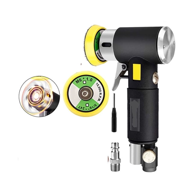2"/3" Random Orbit Air Sander Mini Pneumatic Grinding Machine for Car Polishing High Speed Air Powered Sanding Polisher ,Wide Use