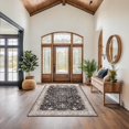 thumbnail image 3 of Black Modern Farmhouse 5x8 Area Rug for Living Room, Boho Large Entryway Rug, Dark Floor Carpet for Kitchen Under Small Dining Table, Bedroom - Washable Low Pile Waterproof Non Slip & Stain Resistance, 3 of 8