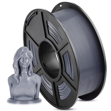 ANYCUBIC PLA 3D Printer Filament, 3D Printing PLA Filament 1.75mm Dimensional Accuracy +/- 0.02mm, 1KG Spool (2.2 lbs), Silver