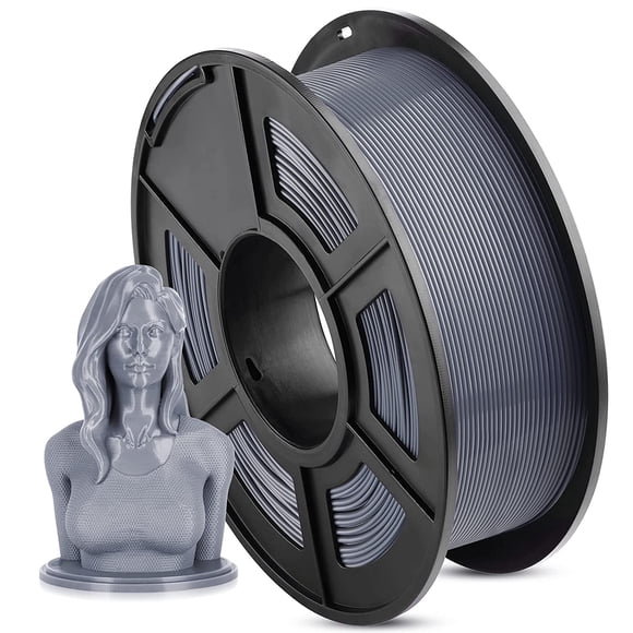 ANYCUBIC PLA 3D Printer Filament, 3D Printing PLA Filament 1.75mm Dimensional Accuracy +/- 0.02mm, 1KG Spool (2.2 lbs), Silver