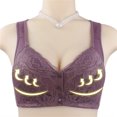 thumbnail image 1 of LSLJS Ladies Traceless Comfortable No Steel Ring Breathable Gathering Front Opening Buckle Bra Woman Underwear, 1 of 7