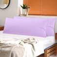thumbnail image 1 of PiccoCasa 2 Pcs Body Pillowcases Microfiber Envelope Long Pillowcover, King Lilac, 1 of 8
