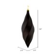 thumbnail image 3 of Vickerman M183175M 8 in. Chocolate Matte Swirl Finial Ornament  6 per Bag, 3 of 3