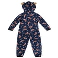 thumbnail image 2 of Christmas Matching Family Loungewear Hoodie Pattern Zipper Romper, 2 of 6