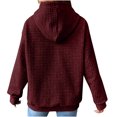 thumbnail image 4 of Chandails à Capuchon Mode pour Femmes 2023 Décontractés à Manches Longues à Col Rond Chandails pour Dames Hauts Blouse Chandail à Capuchon Uni Rabais de 50 % Liquidation Costumes d'Halloween/Noël, 4 of 8