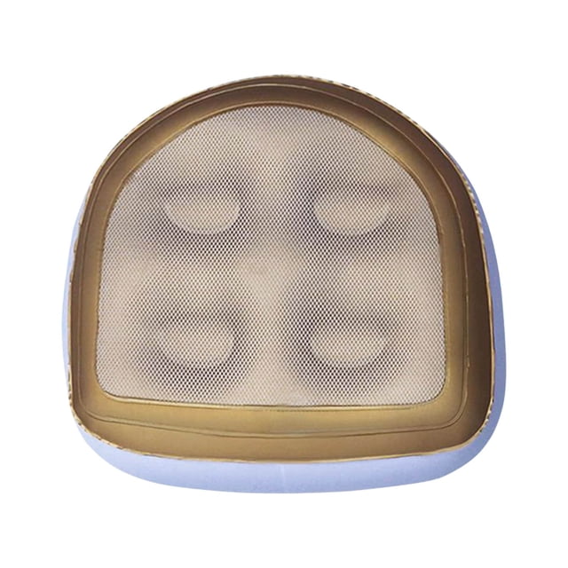 Cushion - Inflatable Spa Seat for Indoor Use | Height Increasing Hot Tub Chair with Suction Cup Enhancer Adult Friendly Gold Tone
