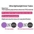 thumbnail image 4 of Lefu Ultralight 43g 26 27.5 mountain Bike Inner Tube TPU Bicycle Tire FV45, 4 of 9