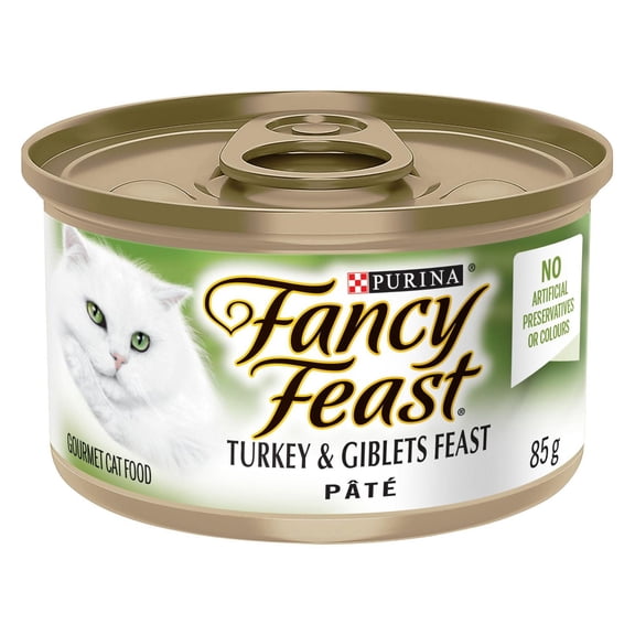 Purina Fancy Feast Pate Turkey & Giblets, Wet Cat Food 85g