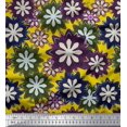 thumbnail image 1 of Soimoi Rayon Fabric Artistic Floral Print Sewing Fabric Yard 56 Inch Wide, 1 of 3