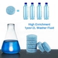 thumbnail image 4 of 1 Set Washer Fluid Tablets Solid High Enrichment Blue Car Care Auto Windshield Effervescent Concentrates Tablets for Vehicle, 4 of 8