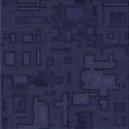 thumbnail image 1 of Ahgly Tapis d'Intérieur Lavable en Machine Carré Bleu Nuit, 6 Pieds Carré, 1 of 7