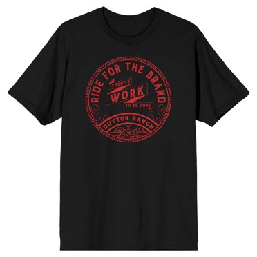 Yellowstone Ride for the Brand T-Shirt Noir pour Homme - Moyen