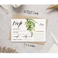 thumbnail image 4 of Inkdotpot 50 Cartes Vierges RSVP avec Enveloppes Blanches - Carte de Réponse Style Verdure - RSVP pour Mariage - Souper de Répétition - Shower de Bébé - Shower Nuptiale - Invitations de Fête de Fiançailles, 4 of 5