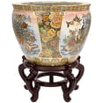 thumbnail image 2 of ORIENTAL Furniture Jardinière en Porcelaine, 14 Pouces, Multicolore, 2 of 2