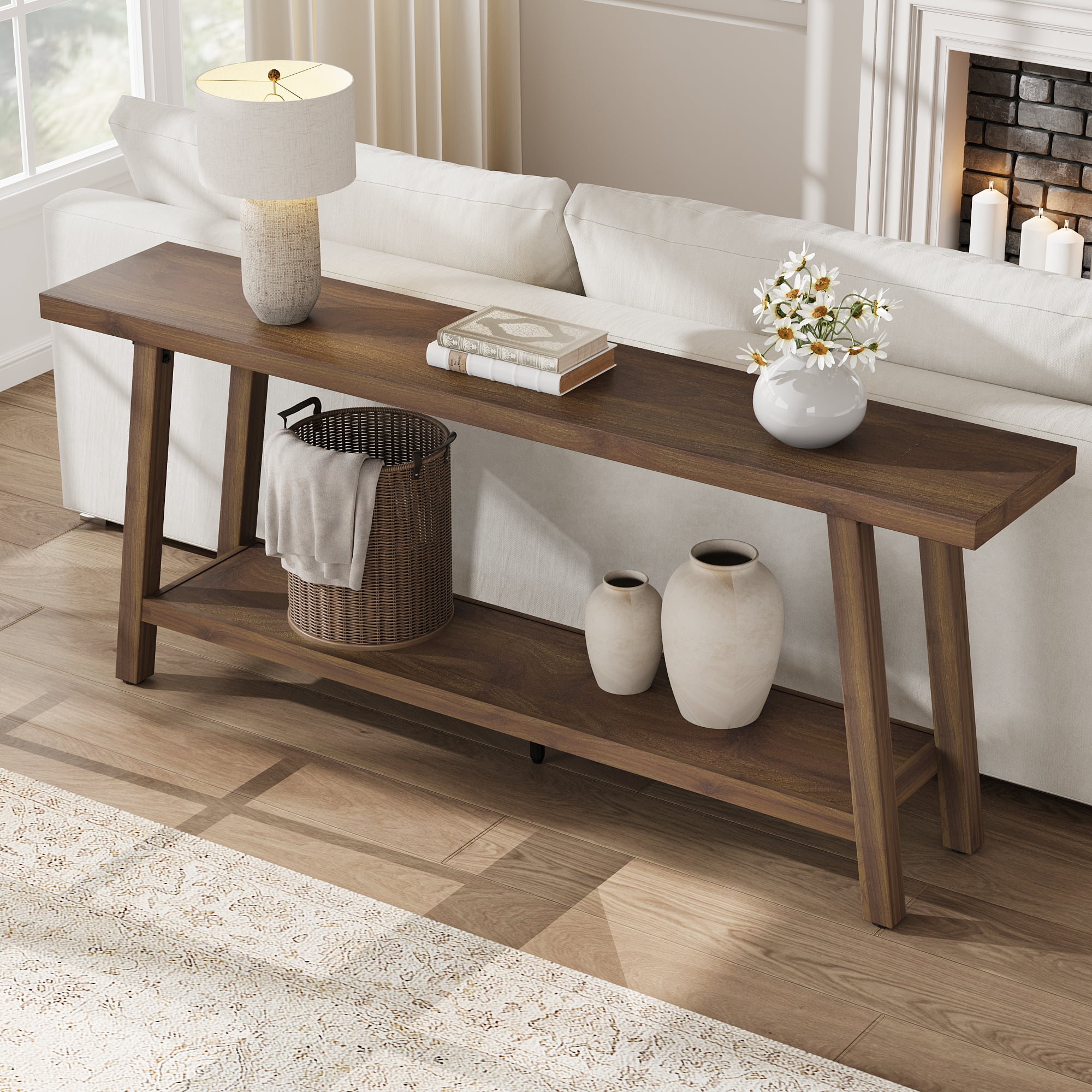 Extra Long Farmhouse Console Table – 70.87