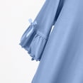 thumbnail image 4 of AherBiu Pajamas Tops for Women Oversized Ruffle 1/2 Sleeve Basic Layer Top Tees Shirts Comfy Soft Undershirts, 4 of 5