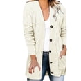 thumbnail image 1 of 2025 Womens Casual Knit Cardigan Womens Plus Size Open Front Sweaters Sweater Large Size Loose Womens Sweatshirt Cardigan Button, 1 of 4