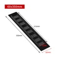 thumbnail image 1 of 60mm Aluminium Rectangular Cabinet Wardrobe Air Vent Grille Ventilation-Cover, 1 of 4