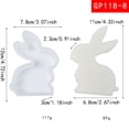 thumbnail image 3 of AKEGAMN Cute Rabbit Scented Candle Silicone DIY Plaster Animal Ornament Scented Wax Valentine's Day Scented Wax Making, 3 of 7