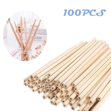 Vadktai HB Pencil, Bucket Packed Natural Wooden Hexagonal Pencils, Higher Hardness for Writing Drawing Sketching Schools Offices Home