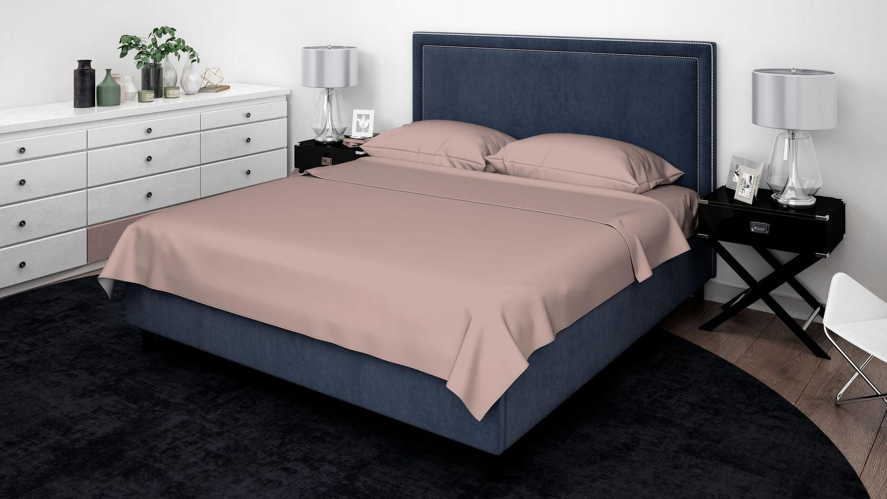 Ensemble de draps en coton égyptien 600 fils Johnson Home