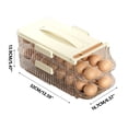 thumbnail image 3 of Fridja Clearance Refrigerator Door Rolling Rack Holding Storage Box Refrigerator Can Be Stacked Portable Box Kitchen Box Kitchen Decor, 3 of 3