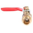 thumbnail image 5 of 16PCS 1/4 Inch Heavy Duty Brass Ball Valve Shut Off Switch Male and Female NPT Thread Pipe Fitting, 5 of 5